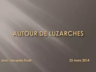 autour de luzarches