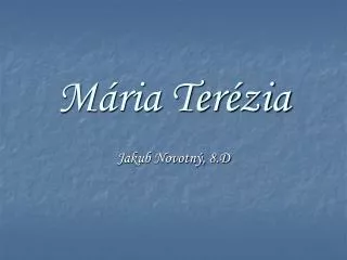 m ria ter zia