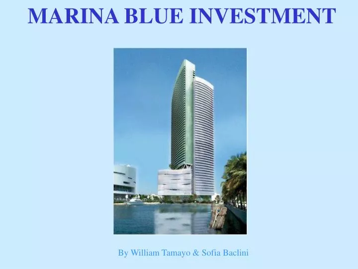 marina blue investment