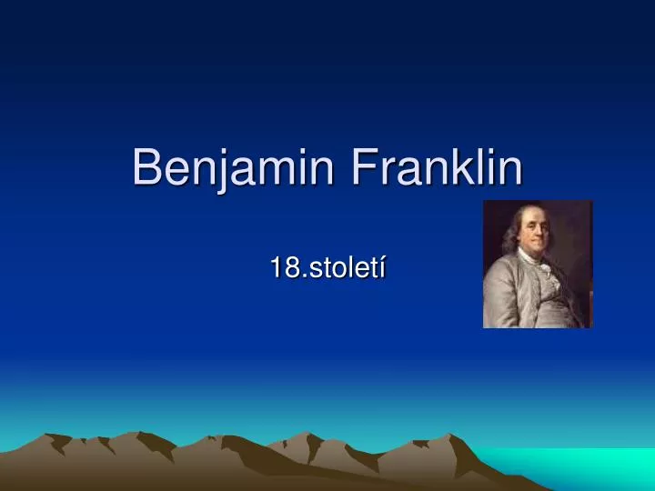 benjamin franklin