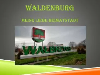 waldenburg meine liebe heimatstadt