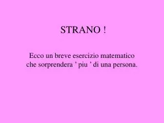 strano