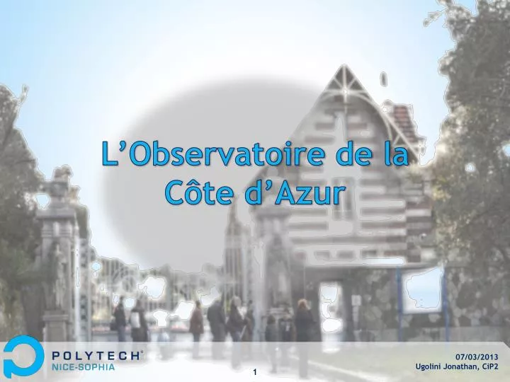 l observatoire de la c te d azur