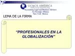 LEMA DE LA FIRMA - slide 1