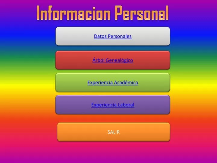 informacion personal