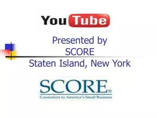 Presented by SCORE Staten Island, New York