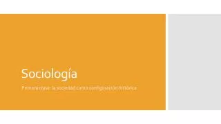 sociolog a