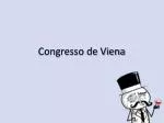 Congresso de Viena - slide 1