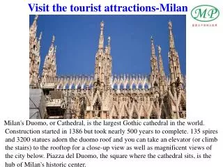Visit the tourist attractions-Milan