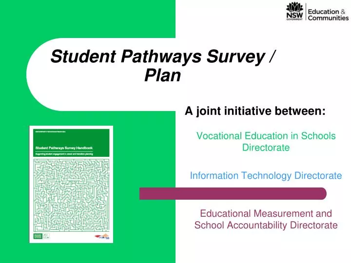 student pathways survey plan