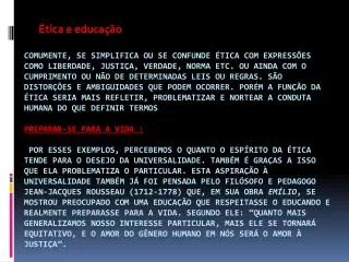 tica e educa o