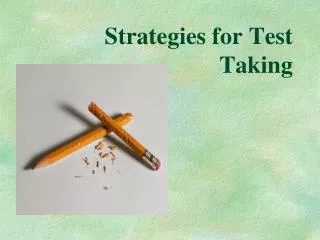 Strategies for Test Taking
