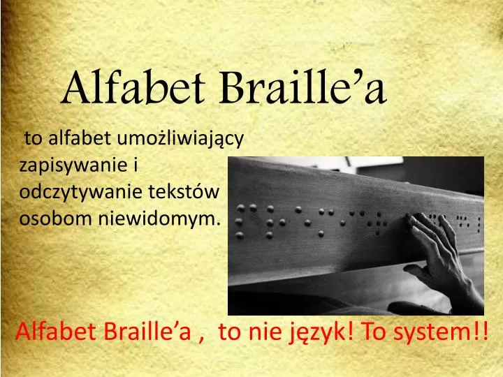 alfabet braille a