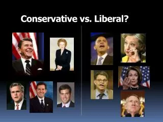 Conservative vs. Liberal?