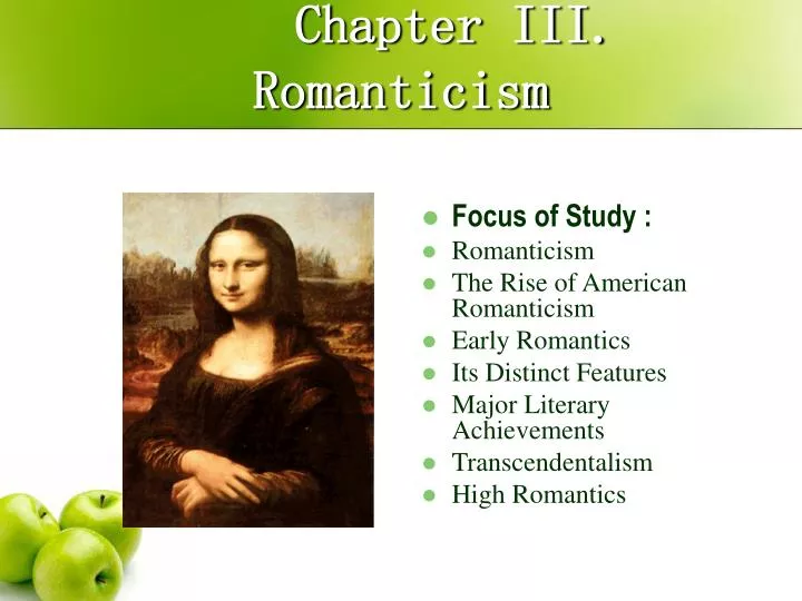 chapter iii romanticism