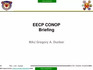EECP CONOP Briefing