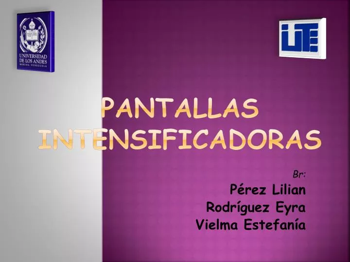 pantallas intensificadoras