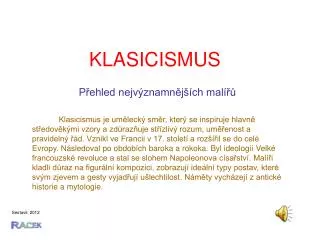 klasicismus
