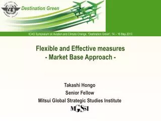 Flexible and Effective measures - Market Base Approach -
