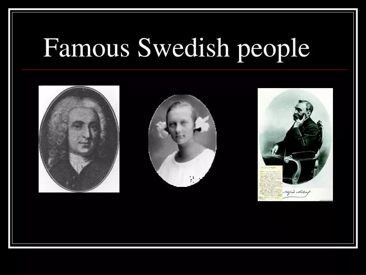 famous swedish people
