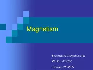 magnetism