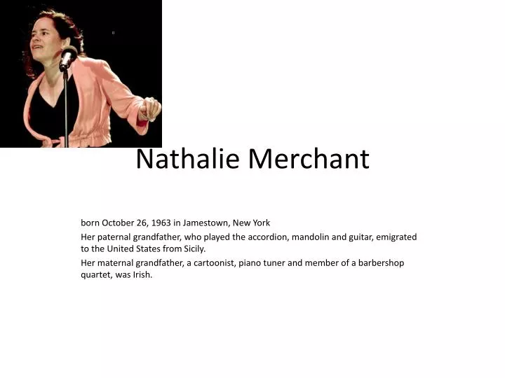 nathalie merchant