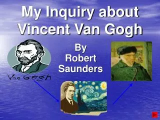 My Inquiry about Vincent Van Gogh