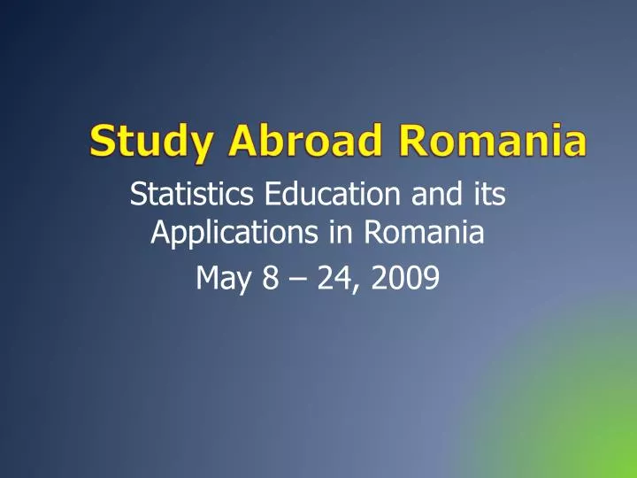 study abroad romania