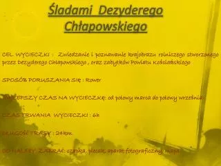 ladami dezyderego ch apowskiego