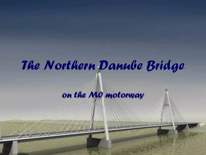 the northern danube bridge