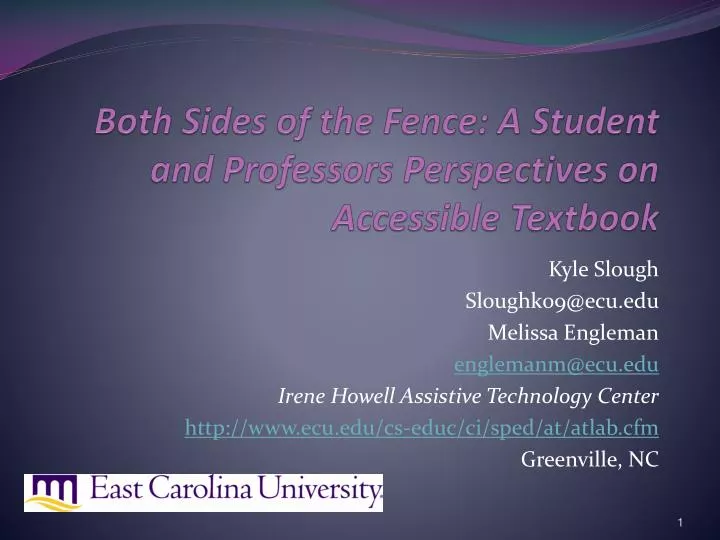 both sides of the fence a student and professors perspectives on accessible textbook
