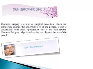 Experienced Cosmetic Surgeon in Delhi