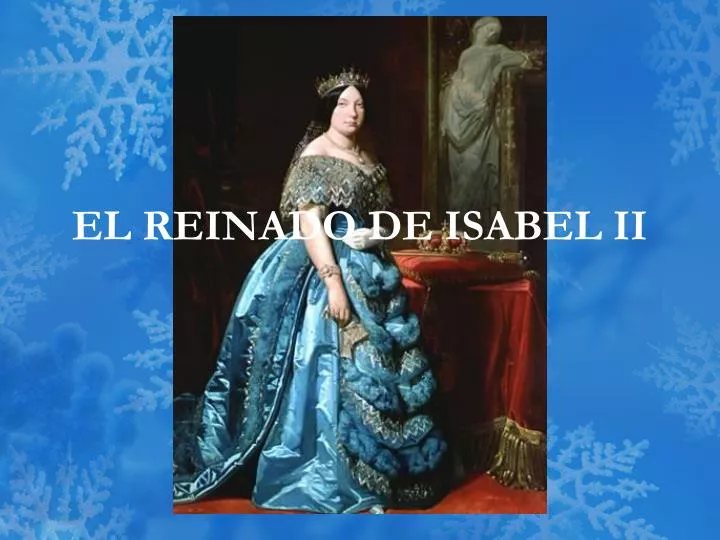 el reinado de isabel ii