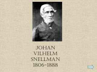 johan vilhelm snellman 1806 1888