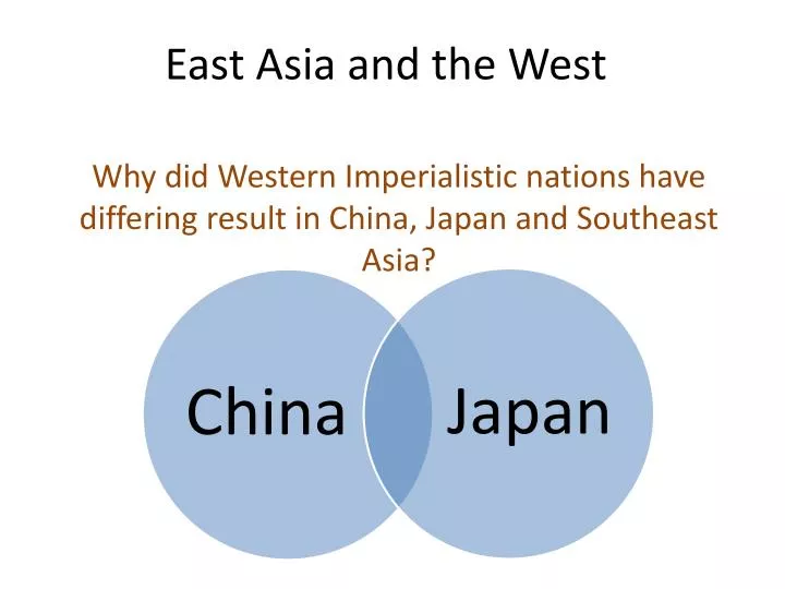 east asia and the west