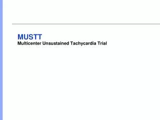 mustt multicenter unsustained tachycardia trial