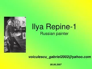 Ilya Repine-1 Russian painter