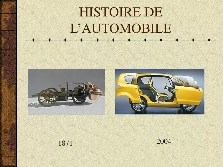 histoire de l automobile
