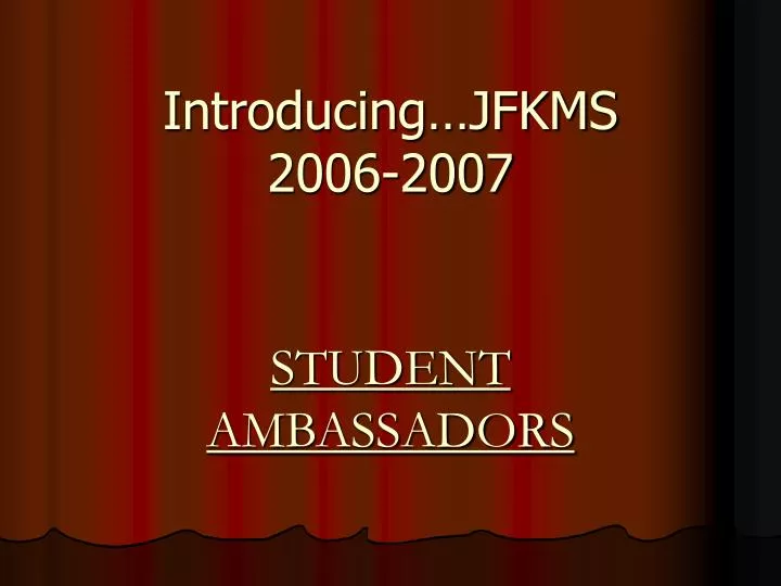 introducing jfkms 2006 2007