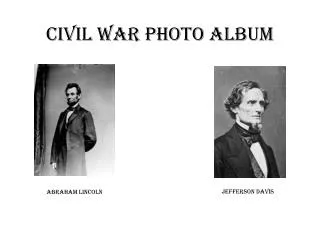 Civil War Photo Album