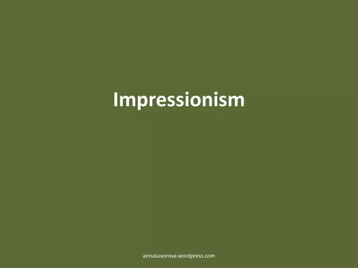 impressionism