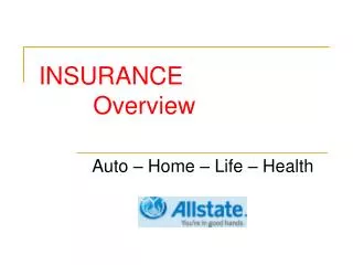 INSURANCE Overview