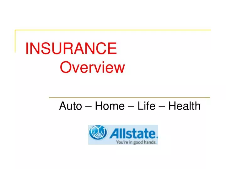 insurance overview