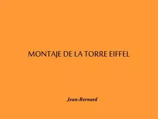 montaje de la torre eiffel