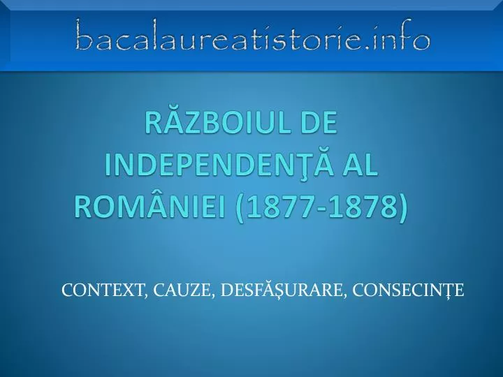 r zboiul de independen al rom niei 1877 1878