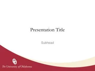 Presentation Title