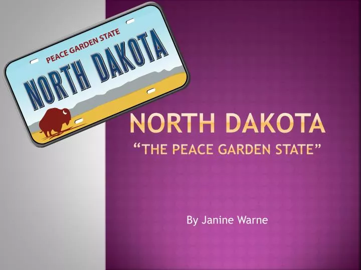 north dakota the peace garden state