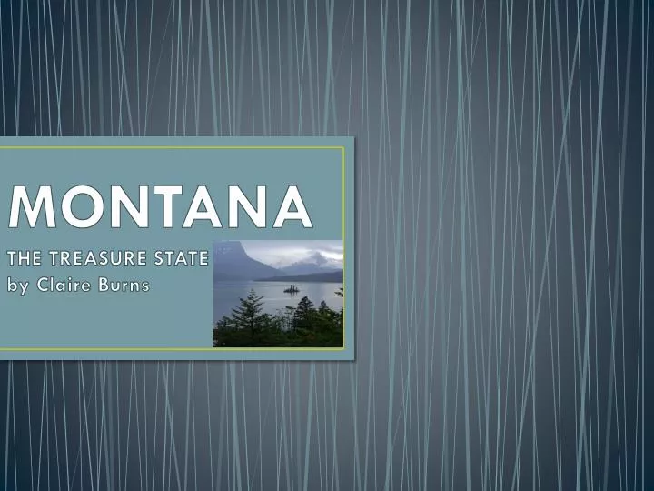montana the treasure state by claire burns