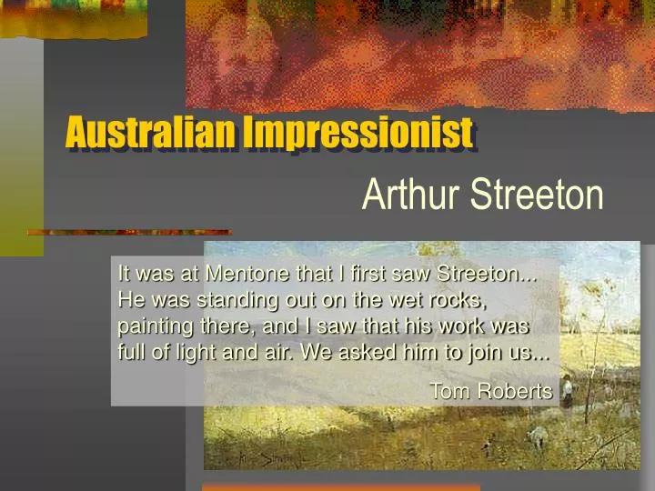 australian impressionist
