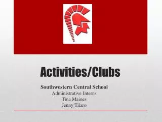 Activities/Clubs